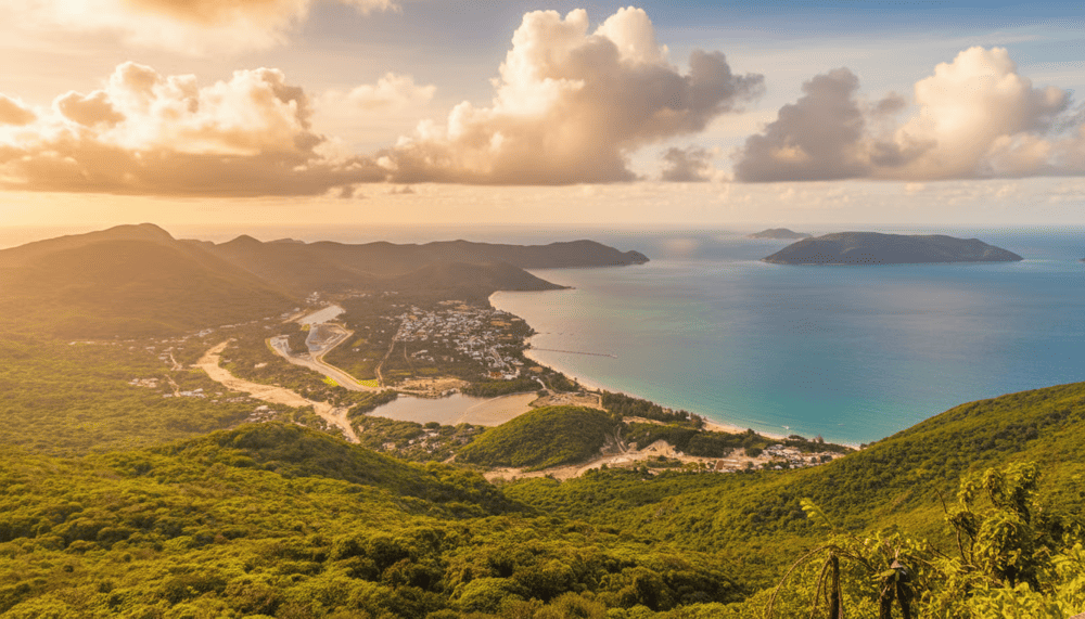 C&ocirc;n Đảo nh&igrave;n từ tr&ecirc;n cao